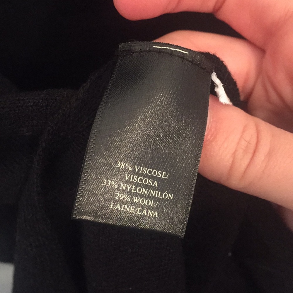 Ann Taylor Tunic Sweater Boatneck Black - Picture 6 of 8